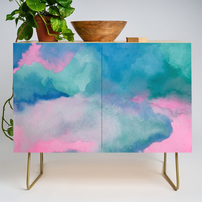 Florida Watercolor Credenza Gallery Image 1