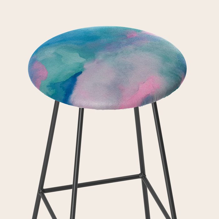 Florida Watercolor Stool Gallery Image 2