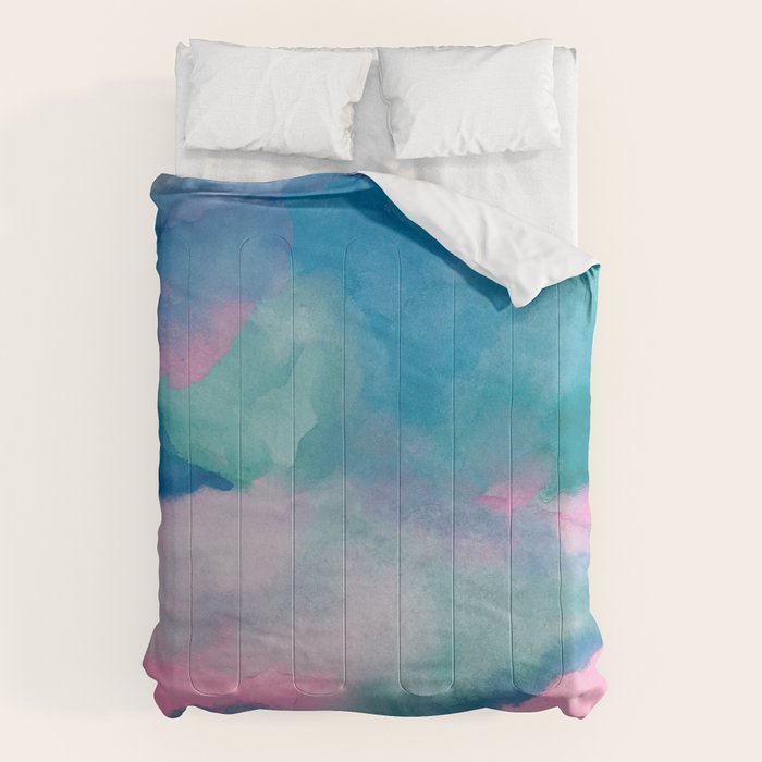 Florida Watercolor Comforter Gallery Image 1