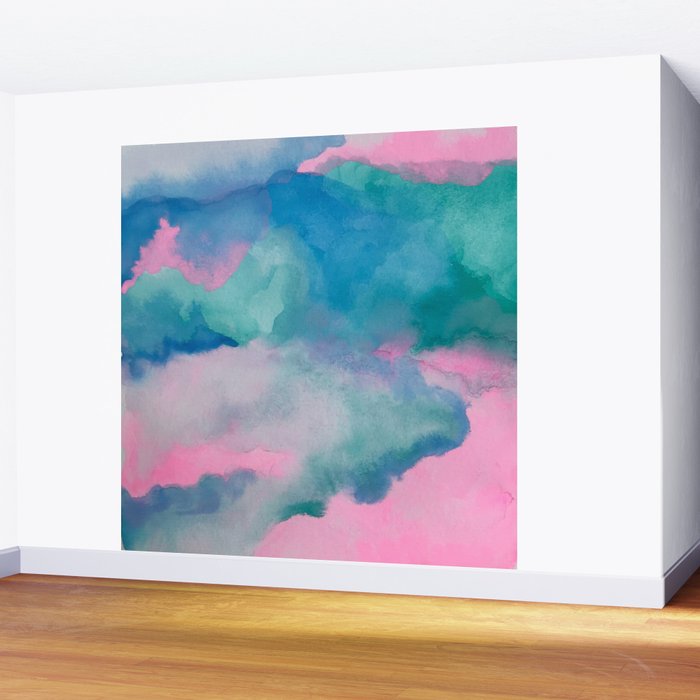 Florida Watercolor Wall Mural Gallery Image 2
