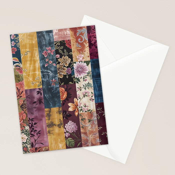 Gypsy Souk Patchwork Stationery Card Gallery Image 2