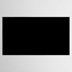 Black Minimalist Solid Color Block Spring Summer Tablecloth Gallery Image 2
