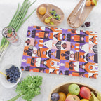 Diverse people in halloween costume pattern Cutting Board Gallery Image 2