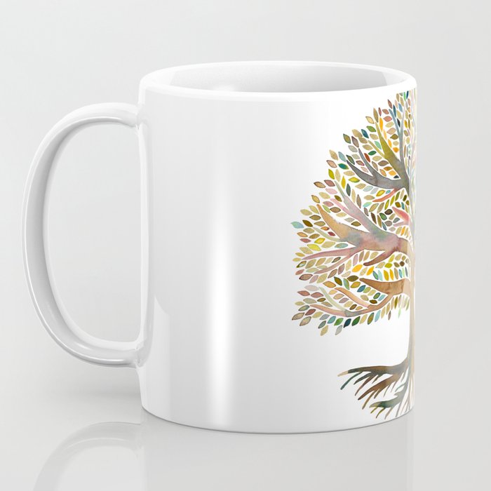 Tree of Life Watercolor - Autumn Coffee Mug Gallery Image 3