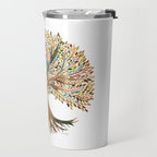 Tree of Life Watercolor - Autumn Travel Mug Gallery Image 2