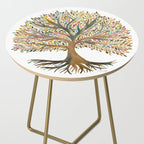 Tree of Life Watercolor - Autumn Side Table Gallery Image 2
