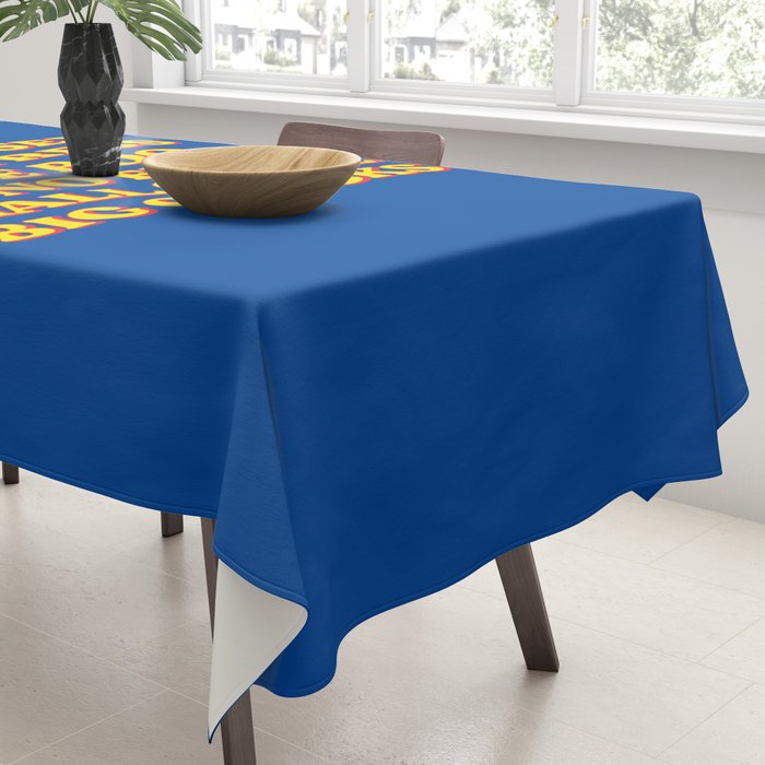 Good Sex, No Stress, One Boo, No Ex, Small Circle, Big Checks Tablecloth Gallery Image 3