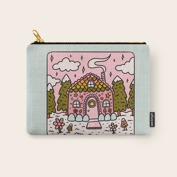 Cancer Zodiac Gingerbread House Carry All Pouch Gallery Image 1