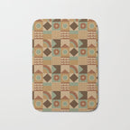 Brown tiles Bath Mat Gallery Image 1