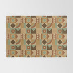 Brown tiles Rug Gallery Image 2