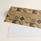 Brown tiles Wrapping Paper Gallery Image 2