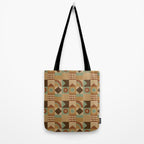 Brown tiles Tote Bag Gallery Image 2