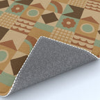 Brown tiles Rug Gallery Image 4