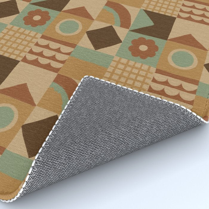 Brown tiles Rug Gallery Image 4