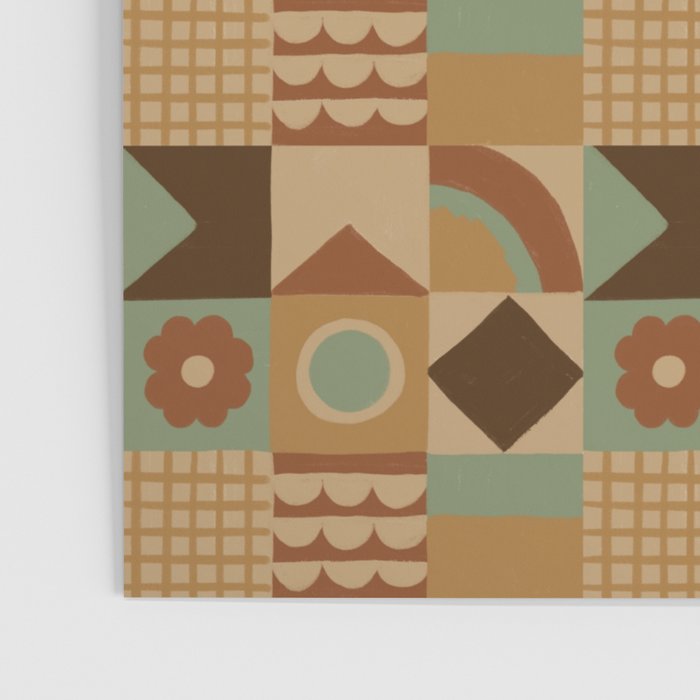Brown tiles Poster Gallery Image 3