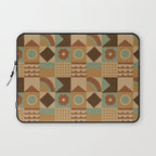 Brown tiles Laptop Sleeve Gallery Image 1