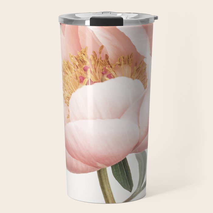 Coral Peony Travel Mug Gallery Image 1