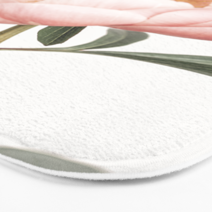Coral Peony Bath Mat Gallery Image 3