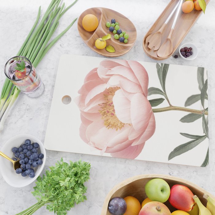 Coral Peony Cutting Board Gallery Image 2