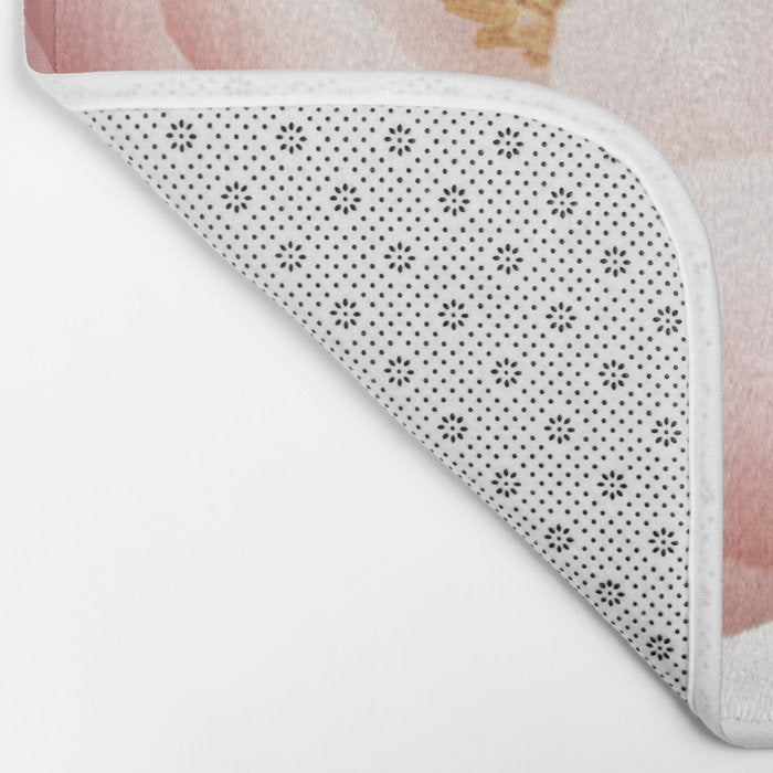Coral Peony Bath Mat Gallery Image 2