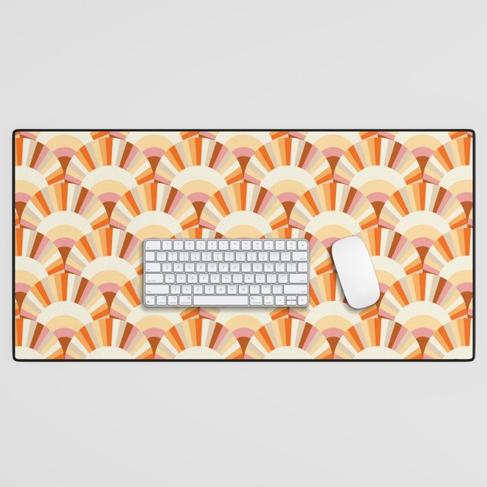 Retro Summer Sunshine Desk Mat Gallery Image 1