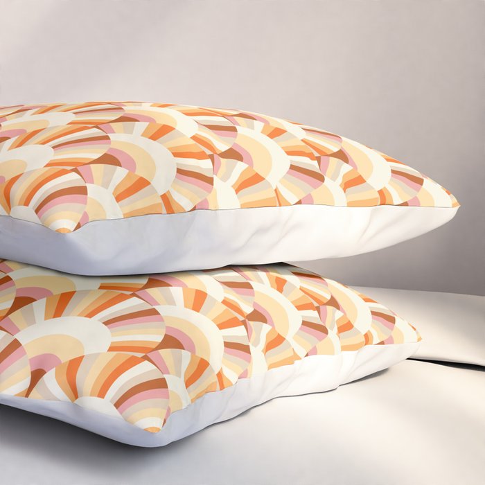 Retro Summer Sunshine Pillow Sham Gallery Image 3