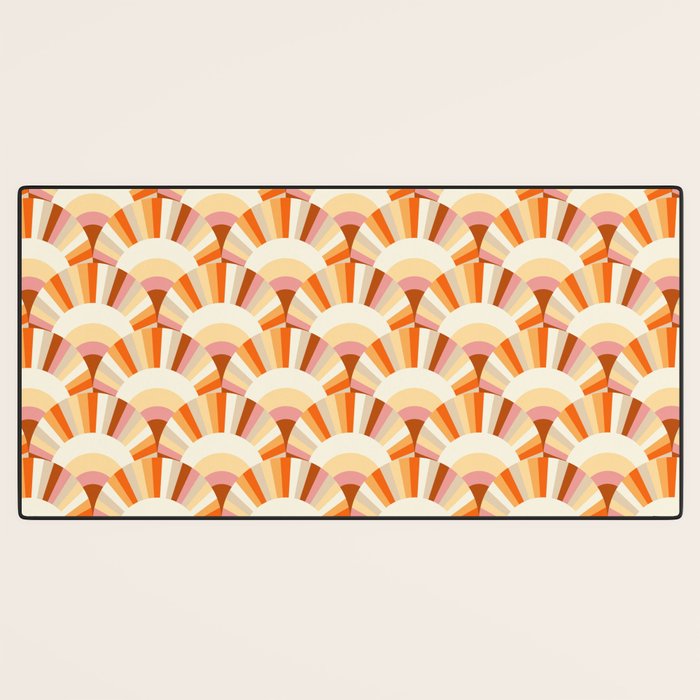 Retro Summer Sunshine Desk Mat Gallery Image 3