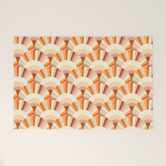 Retro Summer Sunshine Welcome Mat Gallery Image 1