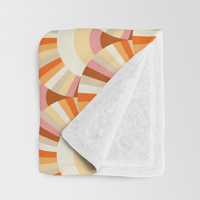 Retro Summer Sunshine Throw Blanket Gallery Image 3