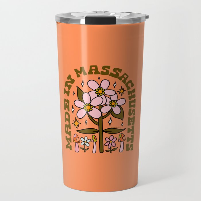 Made In Massachusetts Travel Mug Gallery Image 1
