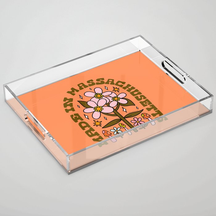 Made In Massachusetts Acrylic Tray Gallery Image 1