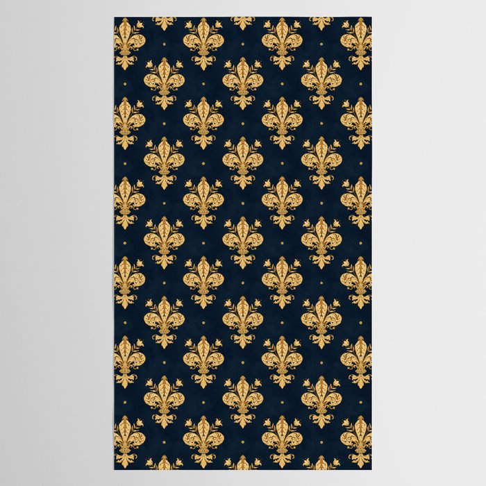 Royal Navy Fleur De Lis Tablecloth Gallery Image 2