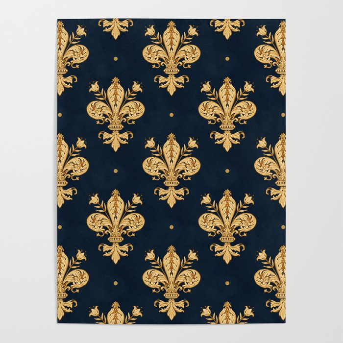 Royal Navy Fleur De Lis Poster Gallery Image 4