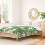 Tropical banana leaves VI Duvet Cover Gallery Image 2