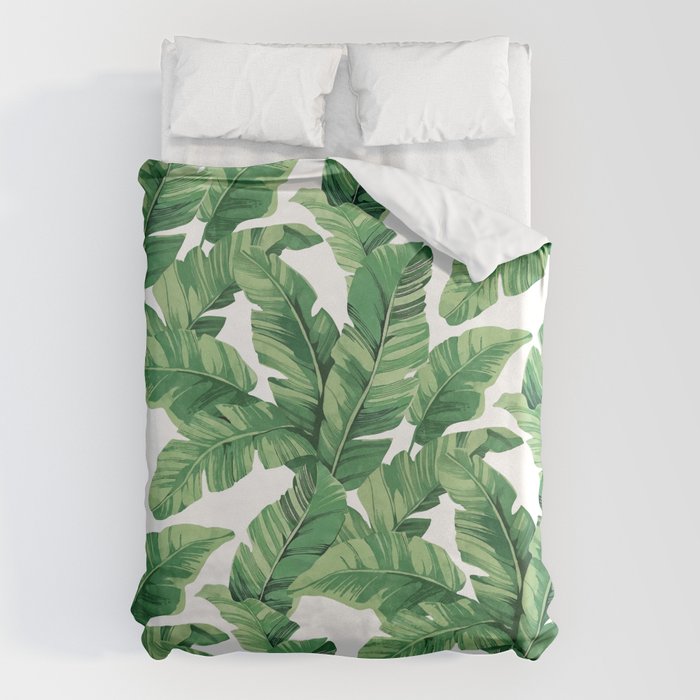 Tropical banana leaves VI Duvet Cover Gallery Image 6