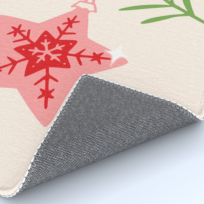 Cheerful twinkle Christmas star Rug Gallery Image 4
