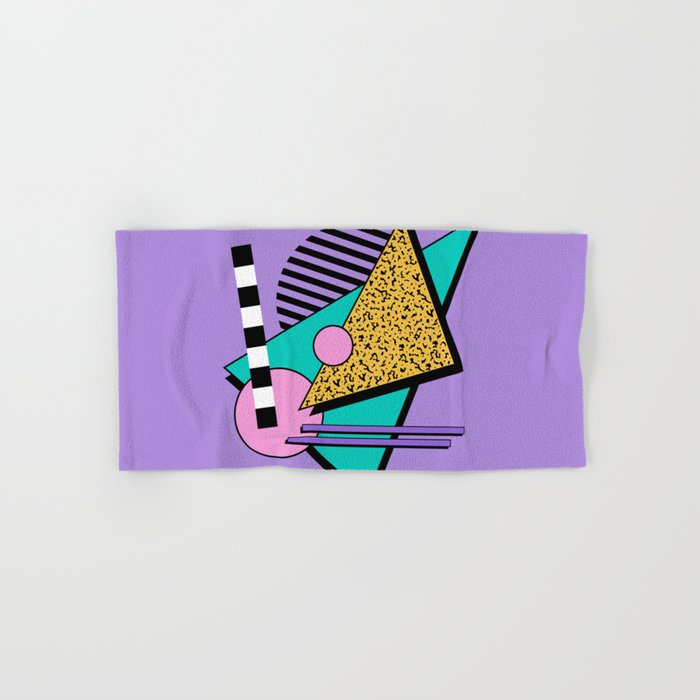 Memphis pattern 103 - 80s / 90s Retro Bath Towel Gallery Image 1