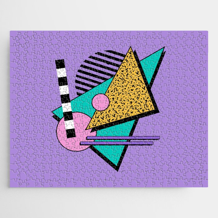 Memphis Pattern 103 - 80s / 90s Retro Jigsaw Puzzle Gallery Image 1