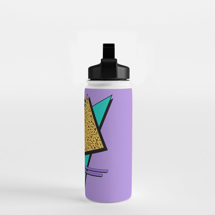 Memphis pattern 103 - 80s / 90s Retro Water Bottle Gallery Image 2