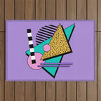 Memphis pattern 103 - 80s / 90s Retro Outdoor Rug Gallery Image 1