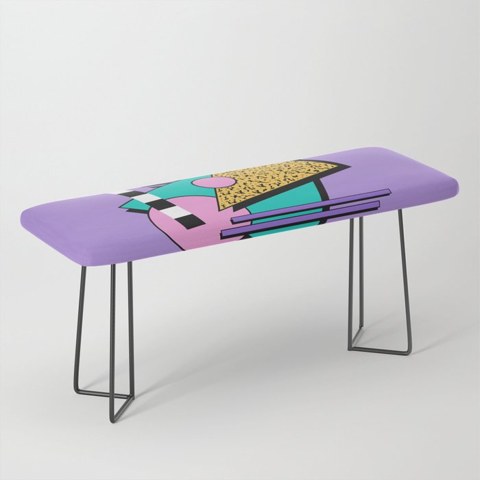 Memphis pattern 103 - 80s / 90s Retro Bench Gallery Image 1