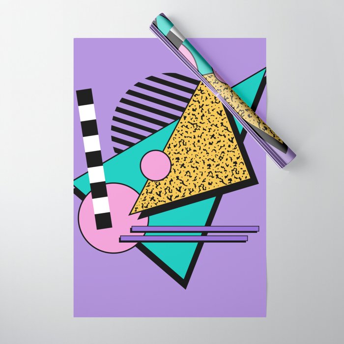 Memphis pattern 103 - 80s / 90s Retro Wrapping Paper Gallery Image 1