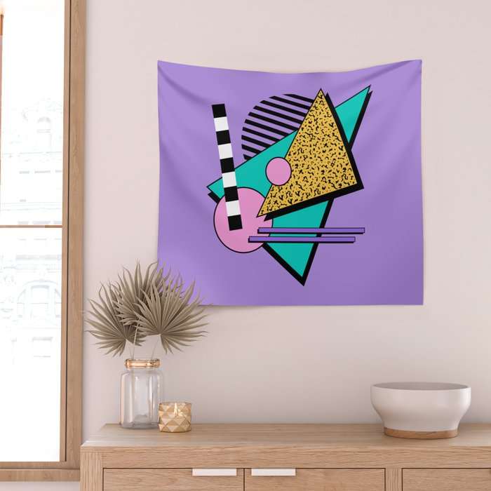 Memphis pattern 103 - 80s / 90s Retro Wall Tapestry Gallery Image 2