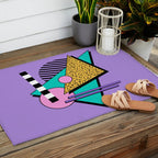 Memphis pattern 103 - 80s / 90s Retro Outdoor Rug Gallery Image 2