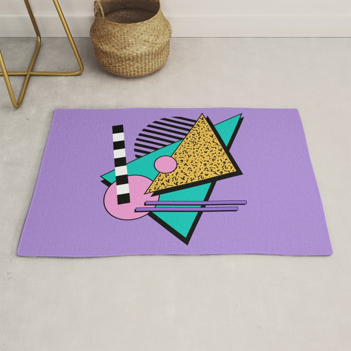 Memphis pattern 103 - 80s / 90s Retro Rug Gallery Image 1