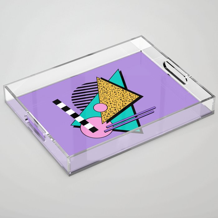 Memphis pattern 103 - 80s / 90s Retro Acrylic Tray Gallery Image 1