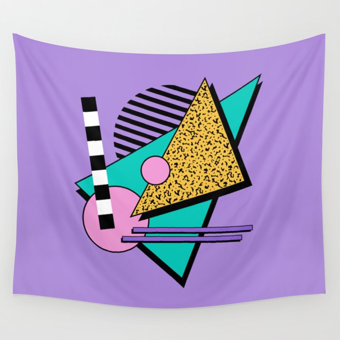 Memphis pattern 103 - 80s / 90s Retro Wall Tapestry Gallery Image 1