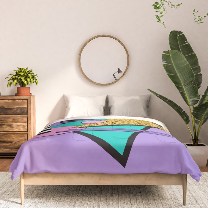 Memphis pattern 103 - 80s / 90s Retro Comforter Gallery Image 3