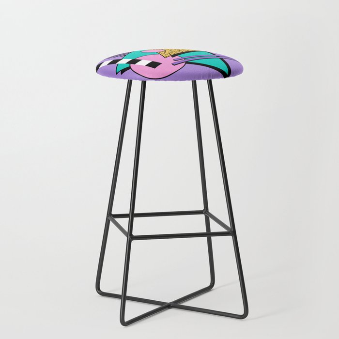 Memphis pattern 103 - 80s / 90s Retro Stool Gallery Image 1