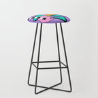 Memphis pattern 103 - 80s / 90s Retro Stool Gallery Image 1